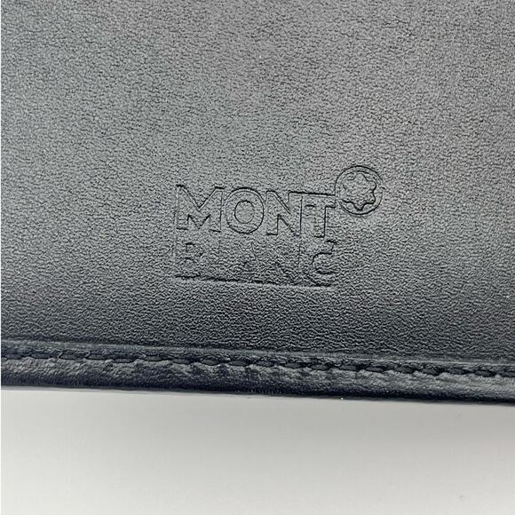 Mont Blanc Women's Snap Front Quilted Wallet Black - Picture 4 of 11